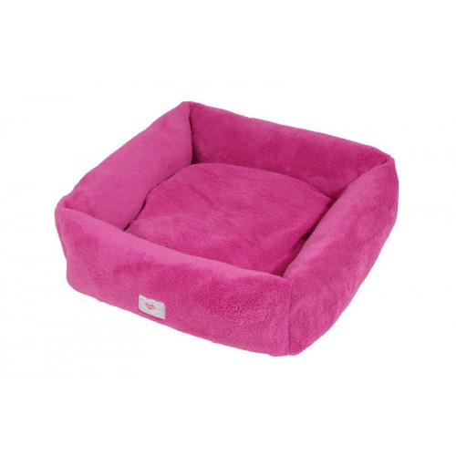 mand cube 43x43 cm roze